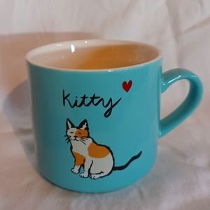 aqua Kitty mug